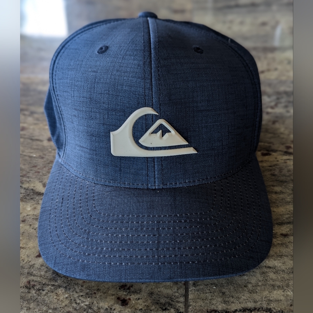 Men's Quicksilver flexfit navy blue hat